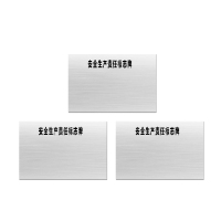 安科 标志牌\900×600×1mm\铝安全生产责任标志牌