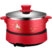 荣事达电热锅炒锅不粘可煎烤RHG-S30FG电火锅