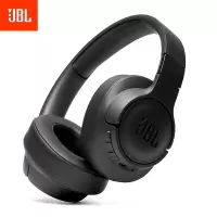 JBL TUNE 710BT 无线蓝牙耳机\/耳麦 头戴式 音乐耳机 网课在线教育学习耳机 T710黑色/蓝色 单个价