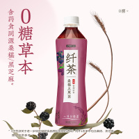 元气森林纤茶无糖桑葚五黑茶500ml*15瓶