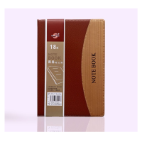 皮面笔记本商务办公拼接仿皮记事笔记本子