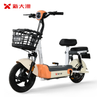 派乐/Palla电动车Q1时尚轻便电瓶车48V13Ah石墨烯小型电动自行车代步助力自行车 元气桔