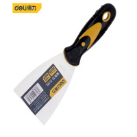 得力(deli) DL-HD3 不锈钢油灰刀清洁刮刀铲刀抹灰腻子刀3英寸
