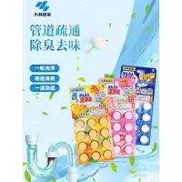ZDET 小林制药 下水道消臭泡腾片 无香 12枚(组)