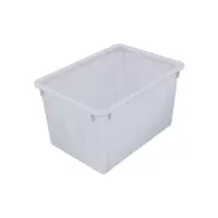 英达斯贝克 300L塑料水箱白(长方形加厚加重塑料存储箱蓄水箱大号牛筋水箱)