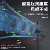 工业风扇大风力电风扇 大功率风扇立式落地风扇 [750](塑钢叶+铜电机+3米线)