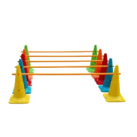 惠居尚品 方底带孔标志桶52cm加厚带孔标志桶 足球训练 路障训练障碍