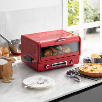 摩飞电器(Morphyrichards)小魔箱电烤箱家用小型烘焙煎烤一体多功能锅台式蛋糕烤箱 MR8800英伦红