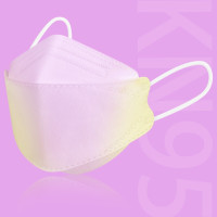 大麦有品立体防护口罩单只独立包装柳叶型口罩一次性使用防尘学生成人白色口罩防细菌飞沫雾霾 KN95柳叶形口罩30只A208