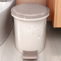 一痕沙 脚踏开盖分类垃圾桶 环保塑料垃圾篓 酒店办公室浴室卫生间纸篓 家用厨房客厅翻盖 WYH-GB132
