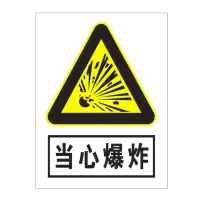 方田标识( FT FANGTIAN BIAOZHI) 标志牌\360×290×0.5mm\铝合金安全警示牌当心爆炸