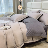 全棉四件套秋冬季加厚磨毛学生宿舍三件套床单被罩纯棉网红风床品