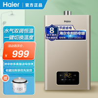 Haier/海尔燃气天然气热水器K3BD13升变频防冻强排式家用洗澡