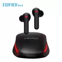 漫步者(EDIFIER) HECATE GM45真无线蓝牙耳机电竞游戏音乐降噪通话小米华为苹果通用 黑红