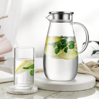 富光(FGA) 玻璃杯带把 家用冷水壶耐热 2L凉水壶 泡茶壶(BY)
