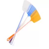 一痕沙 苍蝇拍塑料拍不烂打蚊子长柄驱蚊拍蚊子灭蚊蝇神器随机1个装