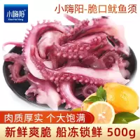 小嗨阳 特大脆口鱿鱼须鲜活冷冻海鲜水产鱿鱼须烧烤火锅食材生鲜 500g*1袋