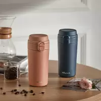 小熊(Bear)随享咖啡保温杯樱花粉