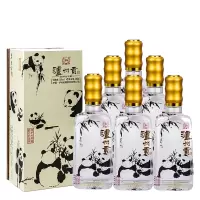 泸州老窖泸州贡保护大熊猫酒纪念版52度浓香白酒500ml*6瓶整箱装