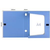 得力(deli) 5606 蓝色文件盒 55mm(单位:个)