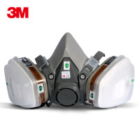 3M 620p防毒面具喷漆防护面罩防化工气体粉尘活性炭口罩