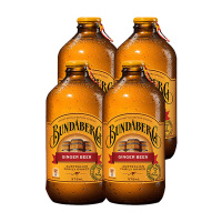澳州原装进口 宾得宝(Bundaberg) 含气干姜汁饮料 375ml*4瓶