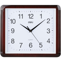 得力(deli) 挂钟16英寸 钟表客厅时钟
