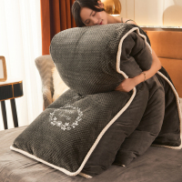 冬被被子全套一整套双人被芯被套学生宿舍单人棉被褥牛奶绒四件套