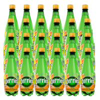 法国原装进口 巴黎水(Perrier)气泡矿泉水 橘子味天然矿泉水 500ml*24瓶整箱装(塑料瓶)