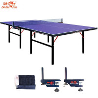 双鱼(DOUBLE FISH) 乒乓球桌移动折叠带轮乒乓球台