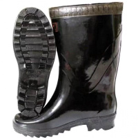 苏宁宜品雨靴 黑色 中筒