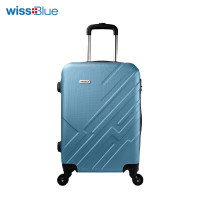 维仕蓝(wissBlue) E920508 时尚拉杆箱登机箱旅行箱OL商务万向轮TSA密码锁行李箱(蓝色)