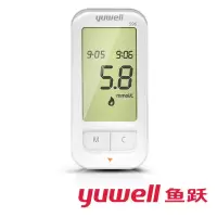鱼跃 586血糖仪 电池款仪器 (试纸针头棉片各100片) 1台
