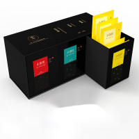 小茶匠 御茗阁-红岩OFC套装54g 金骏眉小种红茶大红袍 18袋装3种茗茶 (LX)