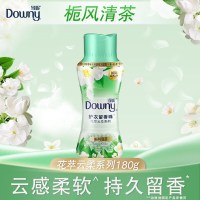 当妮(Downy)护衣留香珠 非柔顺剂 防静电 洗衣香珠 十倍持久留香 (栀风清茶)180g/瓶