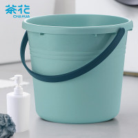 茶花 家用手提塑料大桶圆桶加厚塑料桶 14.4L 117001