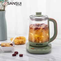 山水(SANSUI) 日本山水养生壶多功能烧水壶玻璃煮茶壶家用电茶壶办公室养生壶