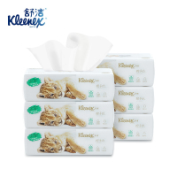 舒洁(Kleenex) 超强吸水擦手纸 150张/包 6包/提 1提装 0564-10 爱地球系列小狮子包装