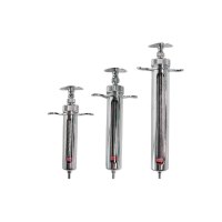 企购优品 金属兽用注射器连续注射器兽用猪大针管针筒针头牛羊养殖设备猪牛羊用注射针器20ml