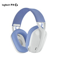 罗技(G)G435 无线头戴式游戏耳机 蓝牙耳机 虚拟环绕声电脑手机电竞 LOL吃鸡FPS听声辩位 白色 单位:个