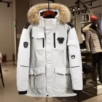 东北零下20-30-40度韩国RunningMan跑男同款工装羽绒服男女中长款