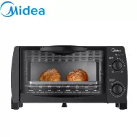 美的(Midea) PT1012 电烤箱 烧烤烘培箱10升迷你多功能蛋糕鸡翅定时调温独立式
