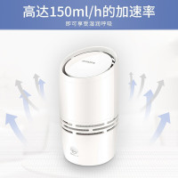飞利浦(PHILIPS)加湿器 纳米无雾冷蒸发 迷你办公室卧室桌面床头孕妇婴儿家用空气加湿器 HU4706/01 白色
