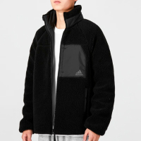 阿迪达斯(adidas) 外套男装2022冬季新款运动服时尚羊羔绒保暖两面穿休闲翻领夹克HN2077 HN2077 XS