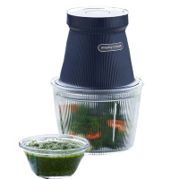 摩飞(Morphyrichards)食物处理器 MR9402 绞肉机家用不锈钢料理机小型手持多功能绞馅碎肉机