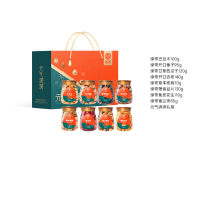 绿帝 元气满满850款坚果礼盒 内含巴旦木 开口榛子 甘草西瓜子 开口杏核 草本核桃 蟹香豆片 鱼皮花生