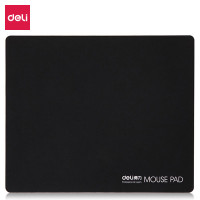 得力 300*220mm耐磨树脂鼠标垫 办公用品 黑色83007
