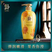 韩芬 菊柚保湿美肌香氛沐浴露500ml 清洁毛孔呵护肌肤果香弥漫锦弹润嫩滑密奶泡沐浴液