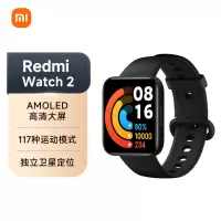 Redmi Watch 2 典雅黑 小米手表 高清大屏超长续航运动监测 红米手表2