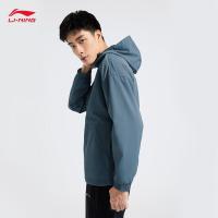 李宁(LI-NING)外套男健身系列运动风衣运动服饰开衫字母AFDR399